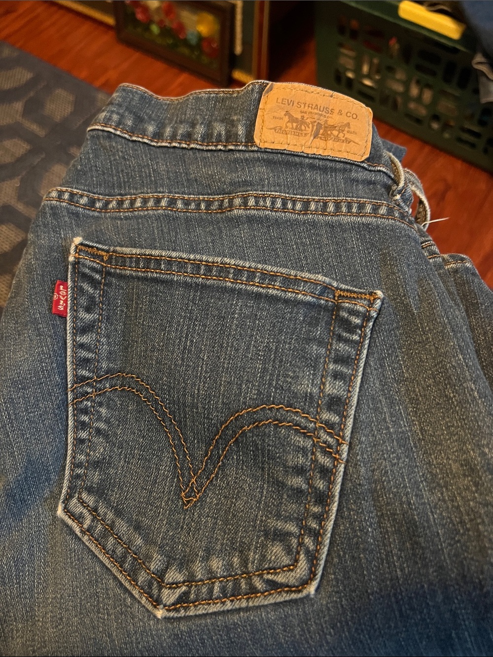 Levi's Straight Leg Women's Denim Jeans in Blue